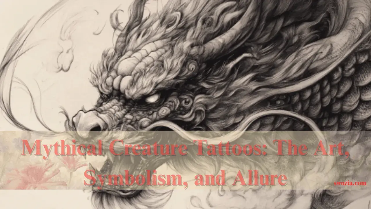 Mythical Creature Tattoos The Art, Symbolism, and Allure Featured Image