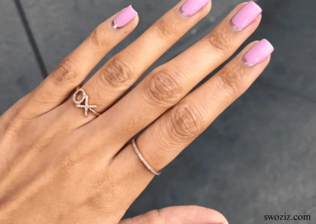 Reverse French Manicure