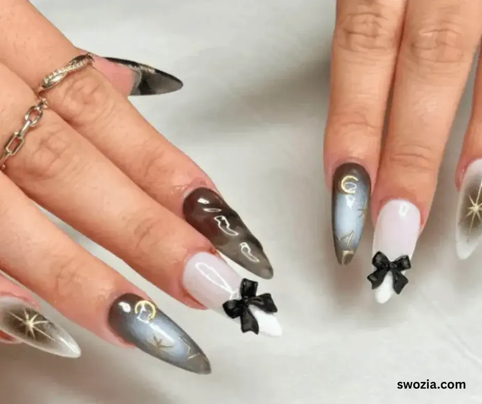 3D Bow Nail Art for a Cute Statement