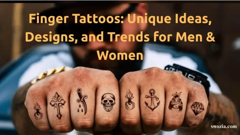 Finger Tattoos Unique Ideas Designs and Trends for Men & Women Featured Image