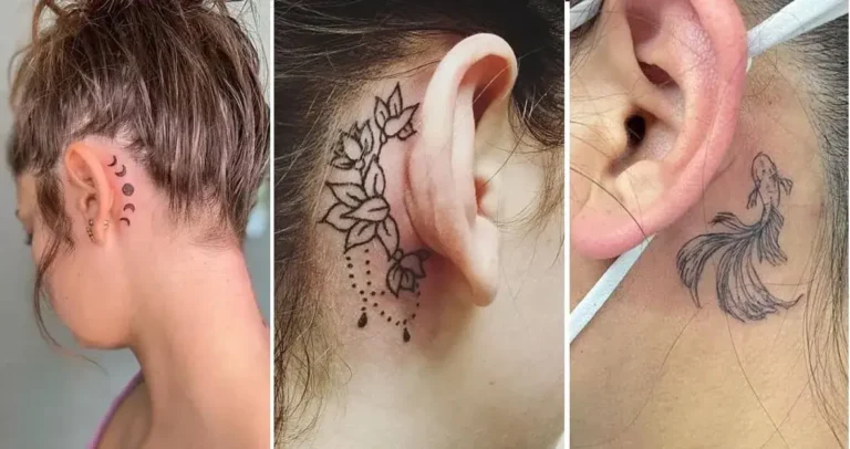 Behind-the-Ear Tattoos Meaning, Design Ideas & Pain Level Explained Featured Image