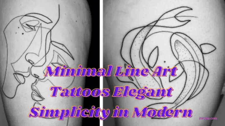 Minimal Line Art Tattoos Elegant Simplicity in Modern Body Art Featured Image