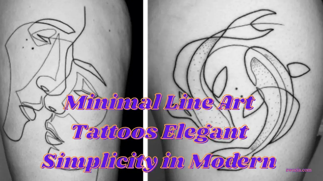 Minimal Line Art Tattoos Elegant Simplicity in Modern Body Art Featured Image