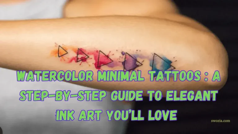 Watercolor Minimal Tattoos A Step-by-Step Guide to Elegant Ink Art You’ll Love Featured Image