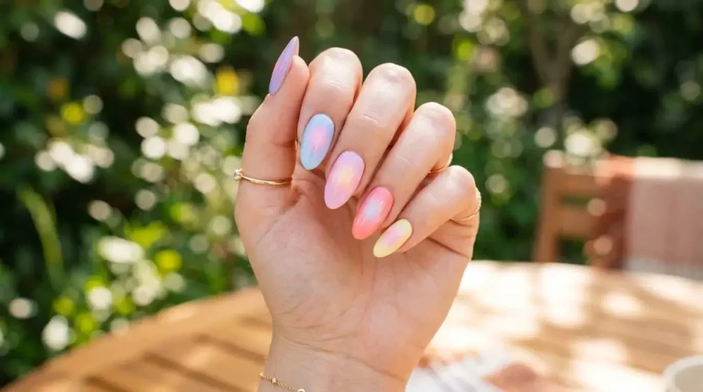 Aura Gradient Nails