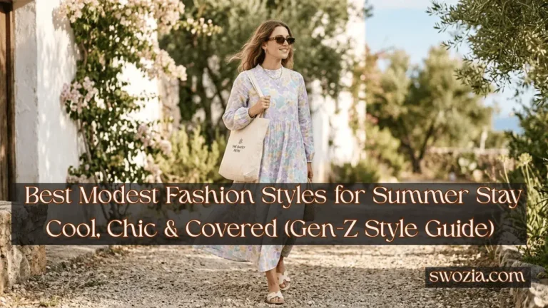 Best Modest Fashion Styles for Summer Stay Cool, Chic & Covered (Gen-Z Style Guide) Featured Image