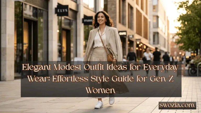 Elegant Modest Outfit Ideas for Everyday Wear Effortless Style Guide for Gen-Z Women Featured Image