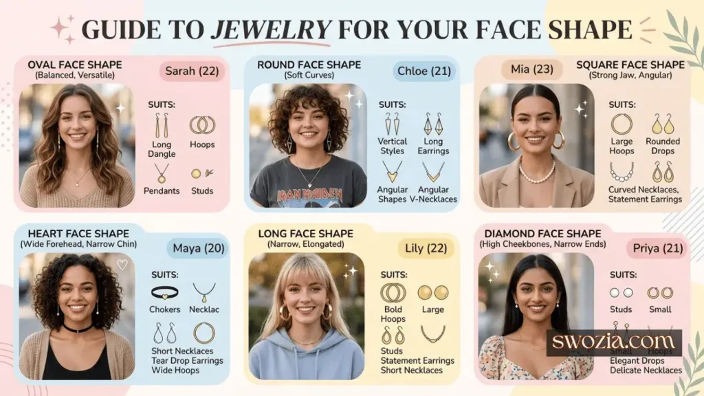 How to Choose Jewelry for Your Face Shape (Complete Guide)