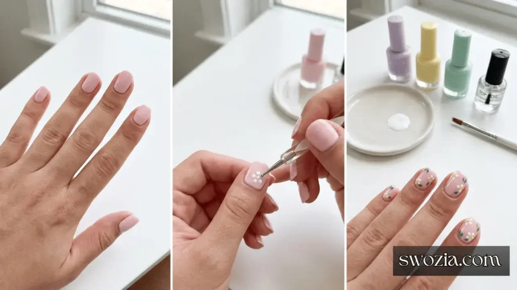 Step-by-Step Tutorial How to Create Spring Nail Art at Home